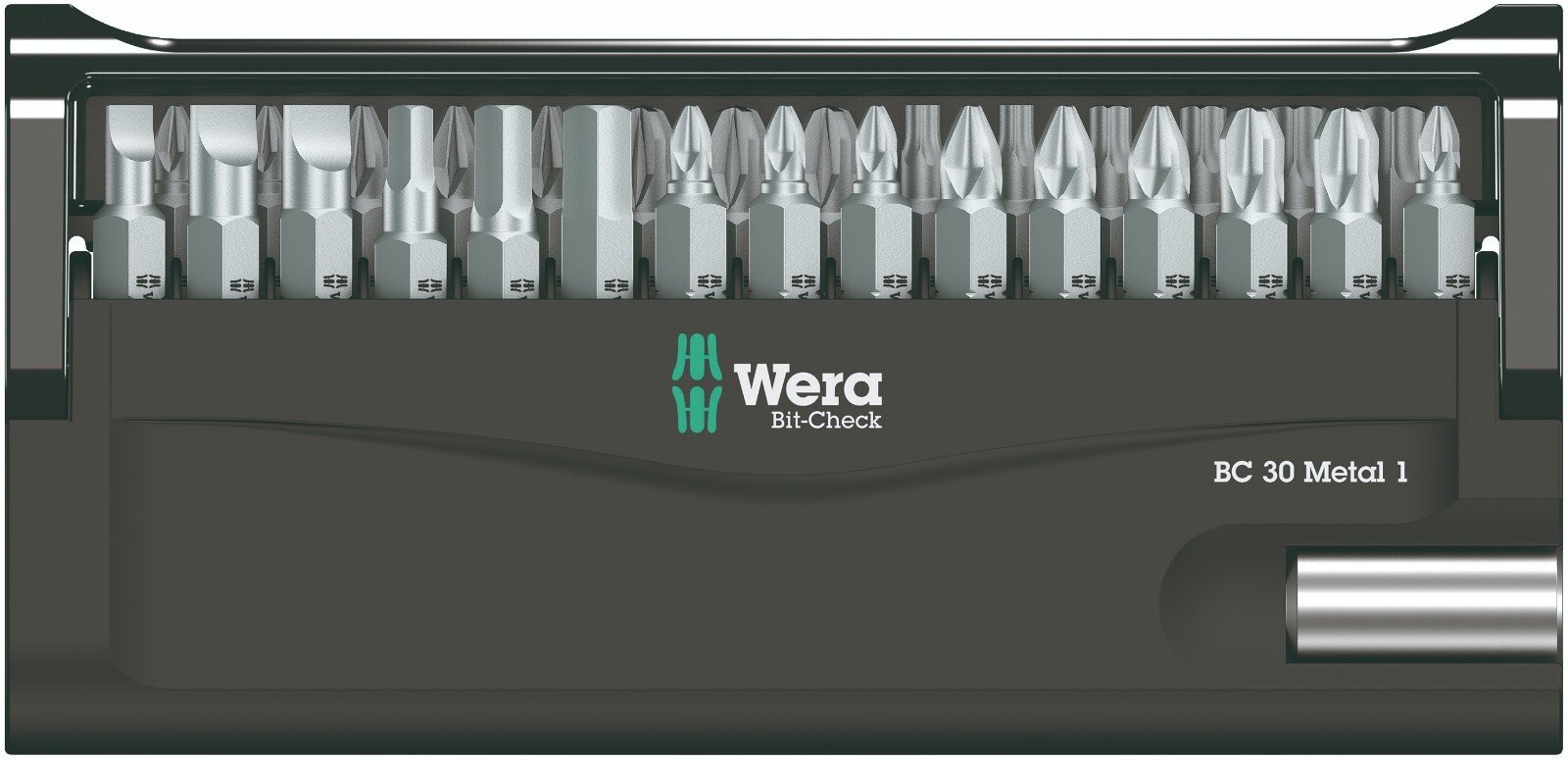 Wera Bit-Check 30 Metal 1 SB Screwdriver Bit Set 05057440001
