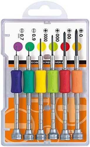 Vessel Precision Screwdriver Set TD-56S / +0, 00, 000, 0000, -0.7, -0.9