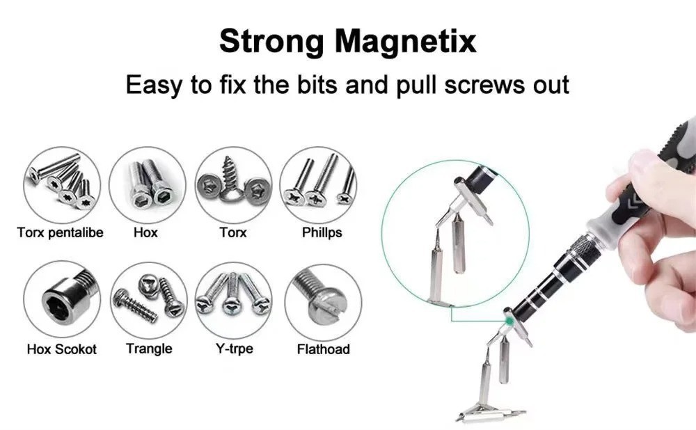 115pc Precision Screwdriver Set Magnetic Electronics Phone Repair Tool Kit