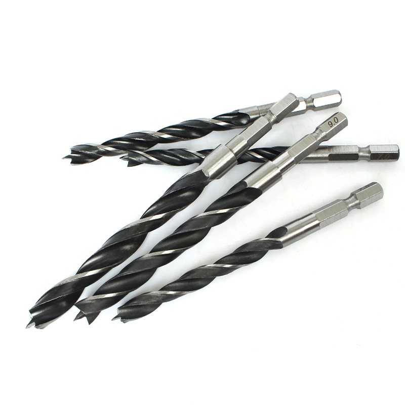 HSS Drill Bit Wood Specific Hex Shank Woodworking Wood Drills Size:1.5-10mm