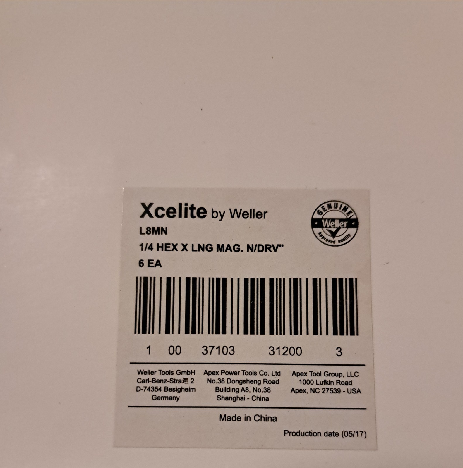 6 Xcelite WELLER LM-8 MAGNETIC 1/4″ Nut Driver Sheet Metal Chassis Screw Starter