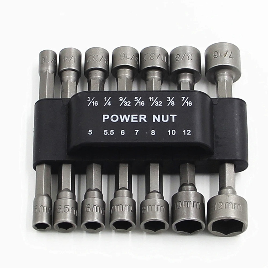 1pc Hex Socket Driver Extension Bit Set CR-V Steel Power Tool Accessory – NEW