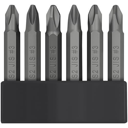 6-Piece Magnetic JIS Screwdriver Bit Set for Japanese Car, Motorcycle & Related