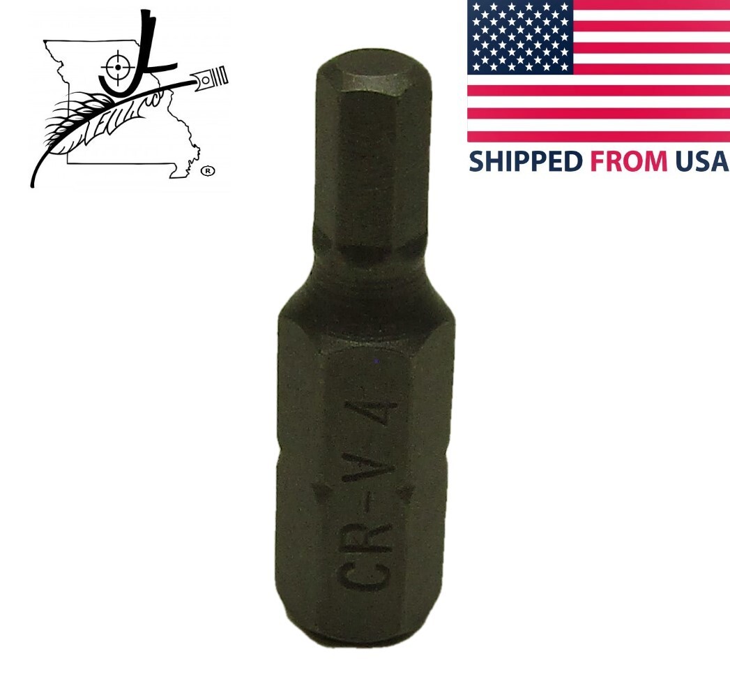 1x 4mm Allen Bit H4 Metric 25mm/1″ Long 1/4″ Hex Shank Screwdriver Drill