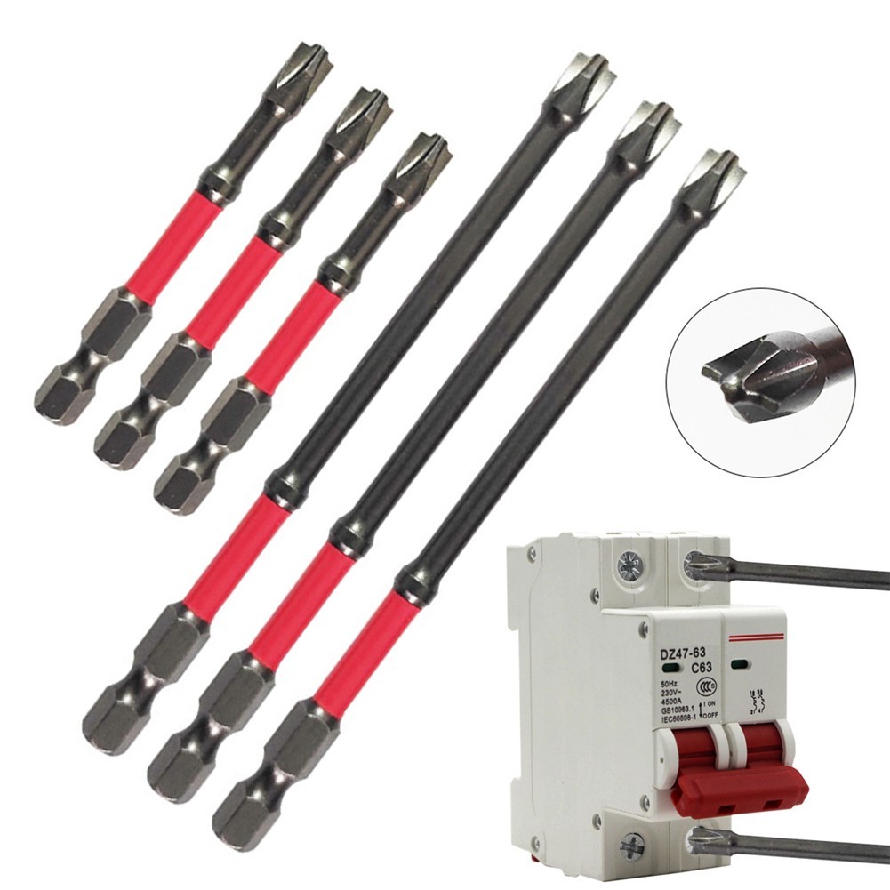 Screwdriver Bits FPH2 Tool Parts 65-110mm Cross Power Tool Accessories