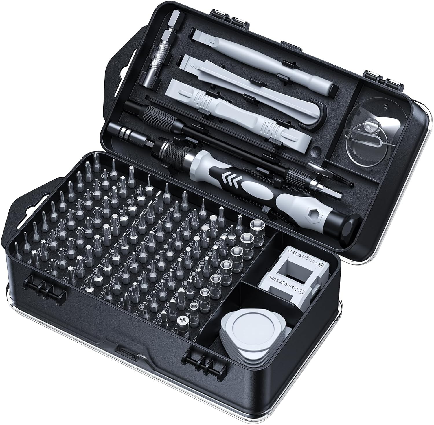 Magnetic Precision 115 in 1 Repair Screwdriver Set PC Phone Electronics Tool Kit