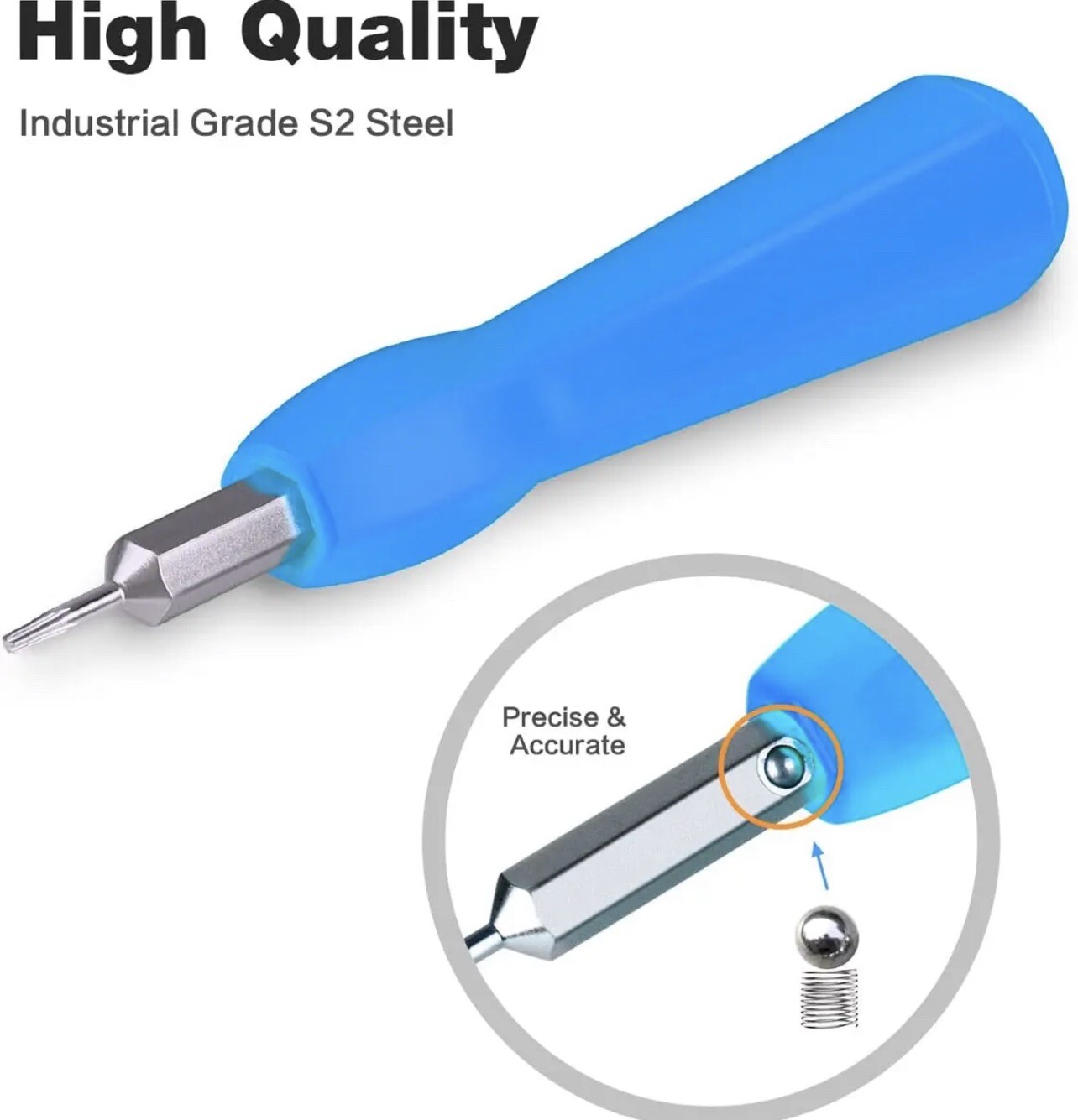 For Ring Blue Screwdriver Tool Torx Security Camera Doorbell Screws 1 2 3 4 Plus