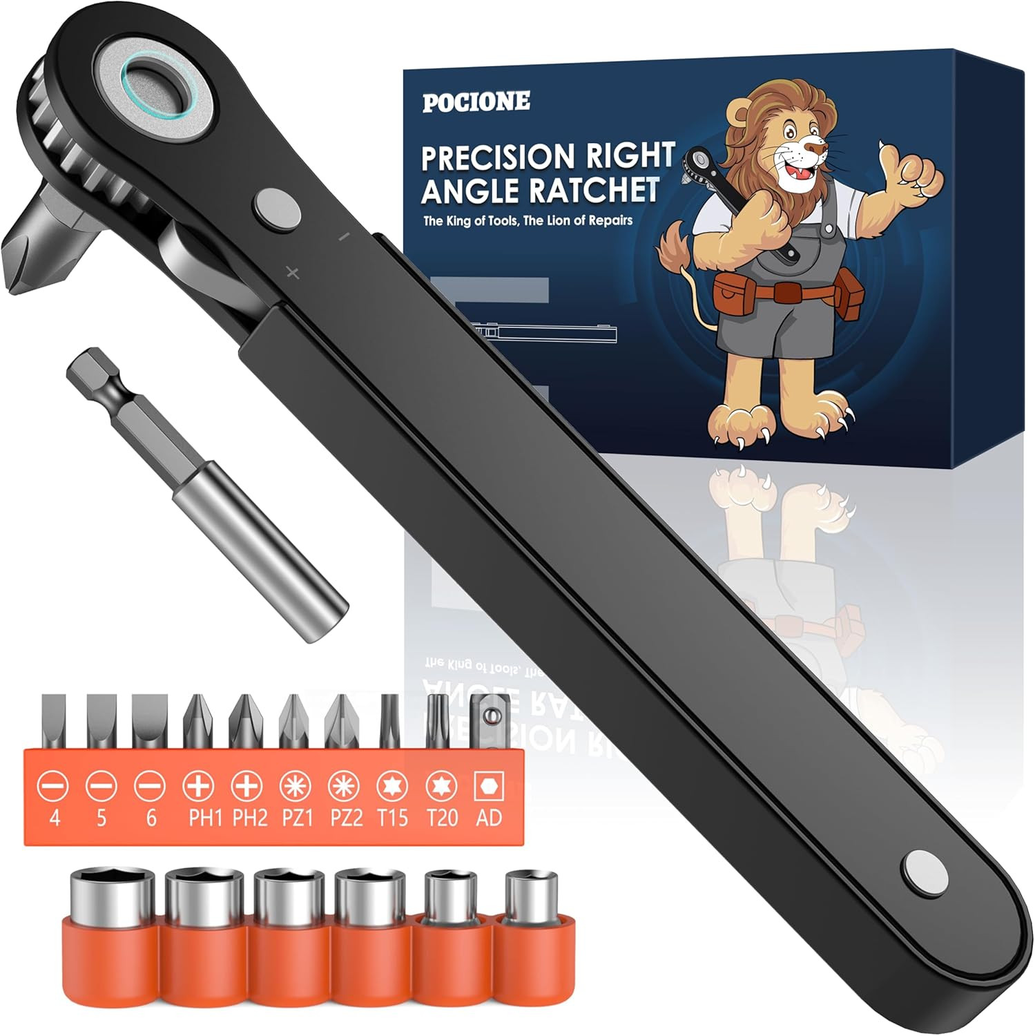 90° Ratcheting Screwdriver – Compact Tool for Tight Spaces & EDC Gear