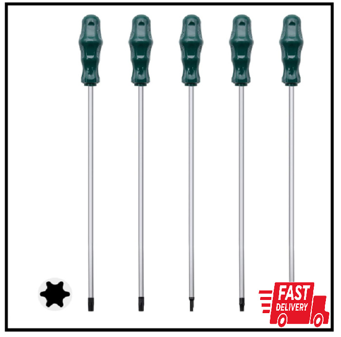 Extra Long Torx Screwdrivers Set, 5Pcs 12In Magnetic Torx Screwdrivers Set,