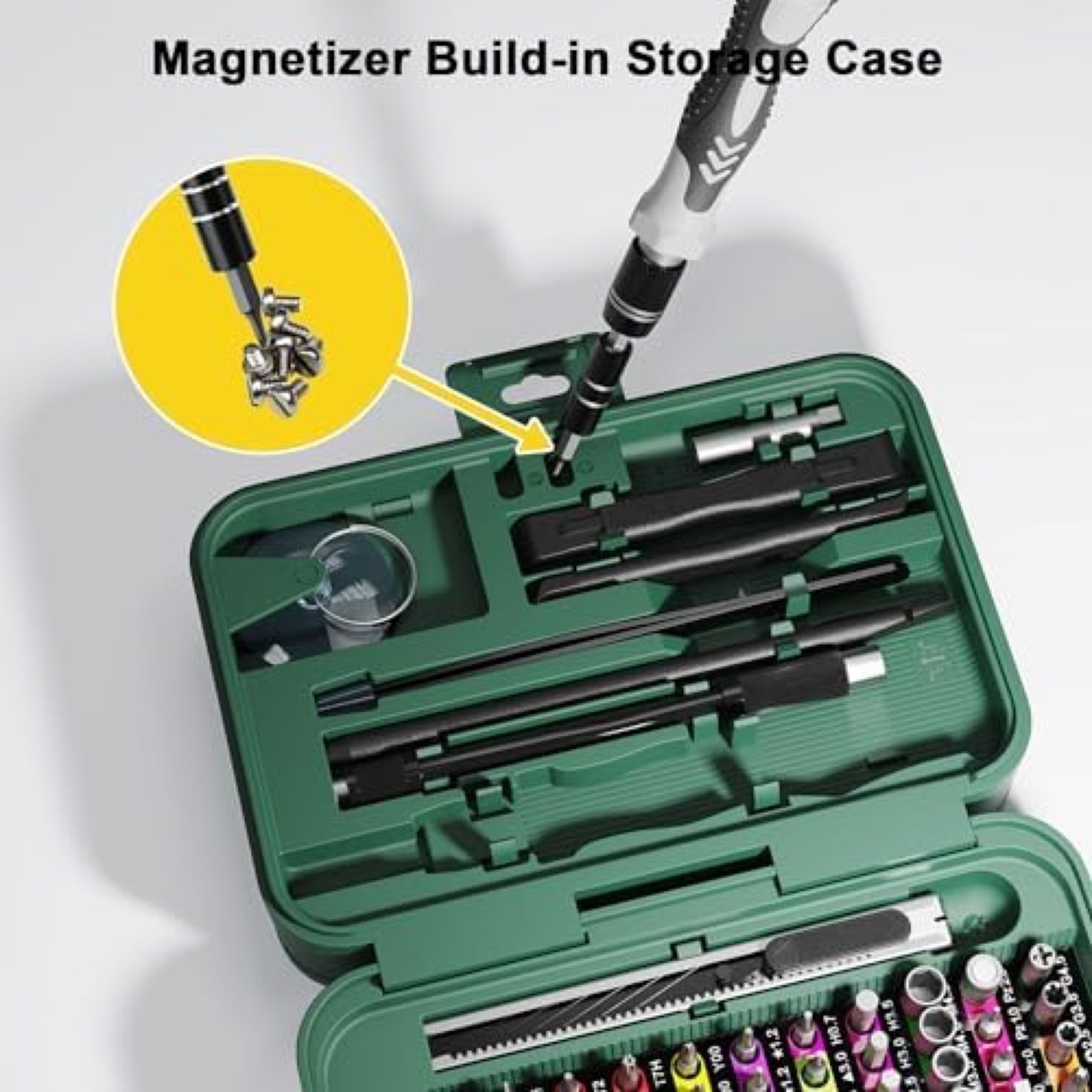 132 in 1 Precision Screwdriver Set Magnetic Micro Repair Kit 108 Bits Storage Bo