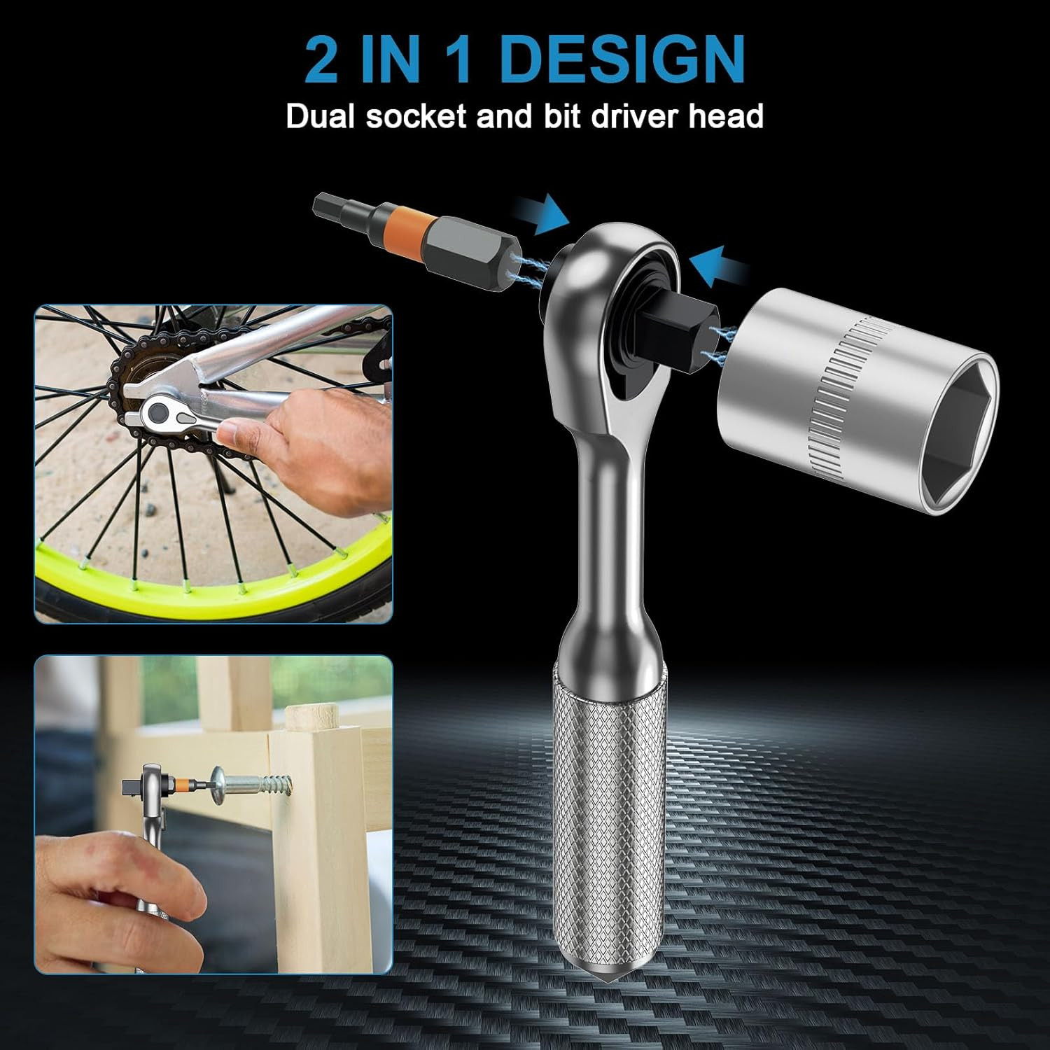 Screwdriver Kit, 42 in 1 Ratchet Screwdriver Socket, Ratchet Torque Wrench Magne