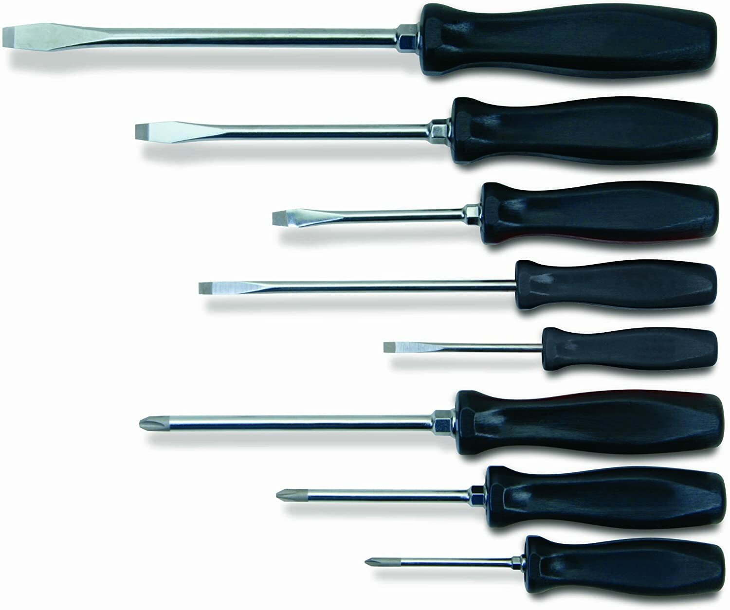 8pcs Mixed Screwdriver Set Slotted Phillips Electrician Heads Mechanic US Made