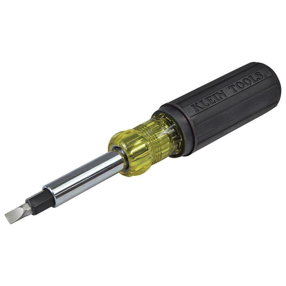 Heavy-duty Multi-bit Screwdriver/nut Driver- Cushion Grip Handle , Klein Tools