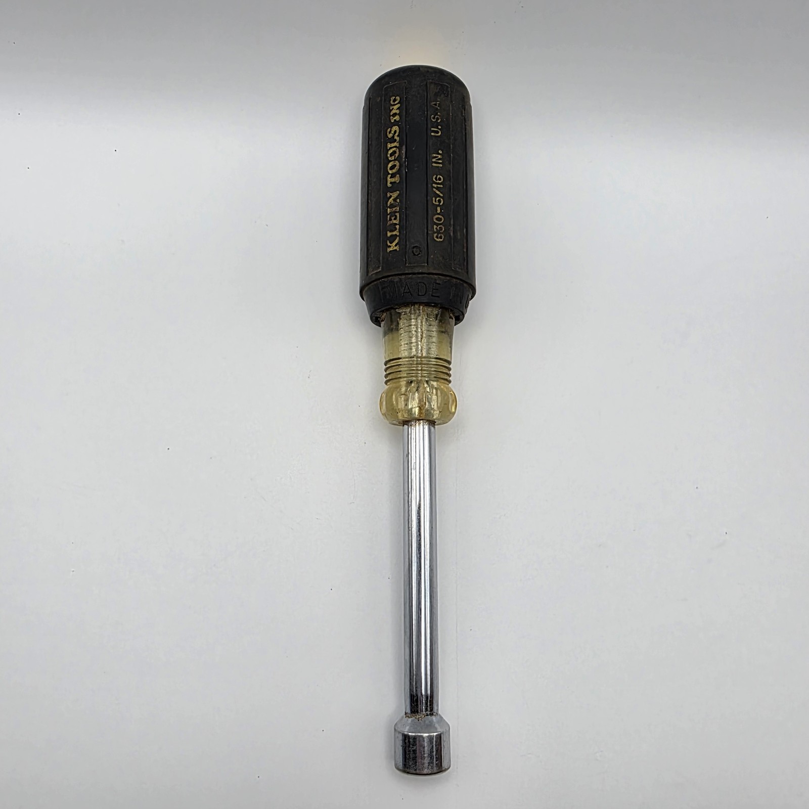 Klein Tools 630-5/16 Inch Nut Driver With Hollow Shaft, USA