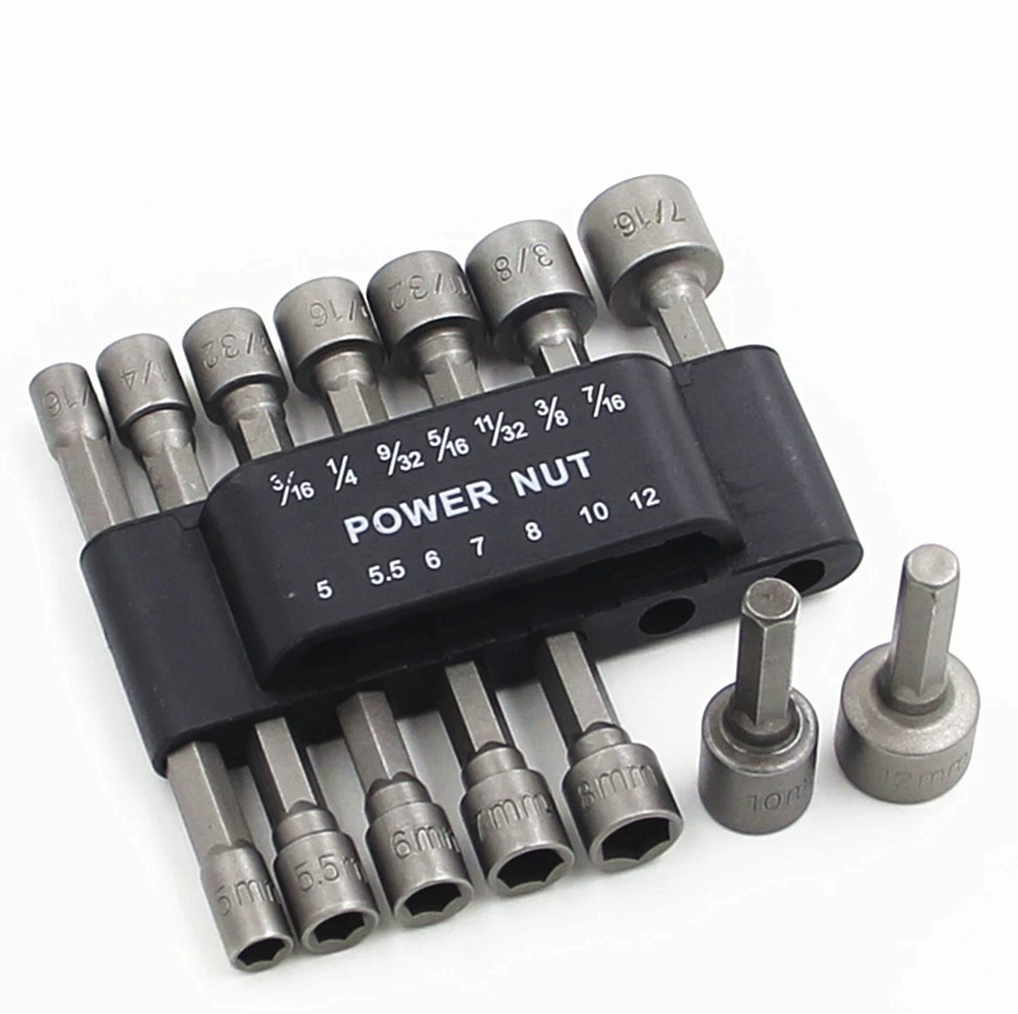 1pc Hex Socket Driver Extension Bit Set CR-V Steel Power Tool Accessory – NEW