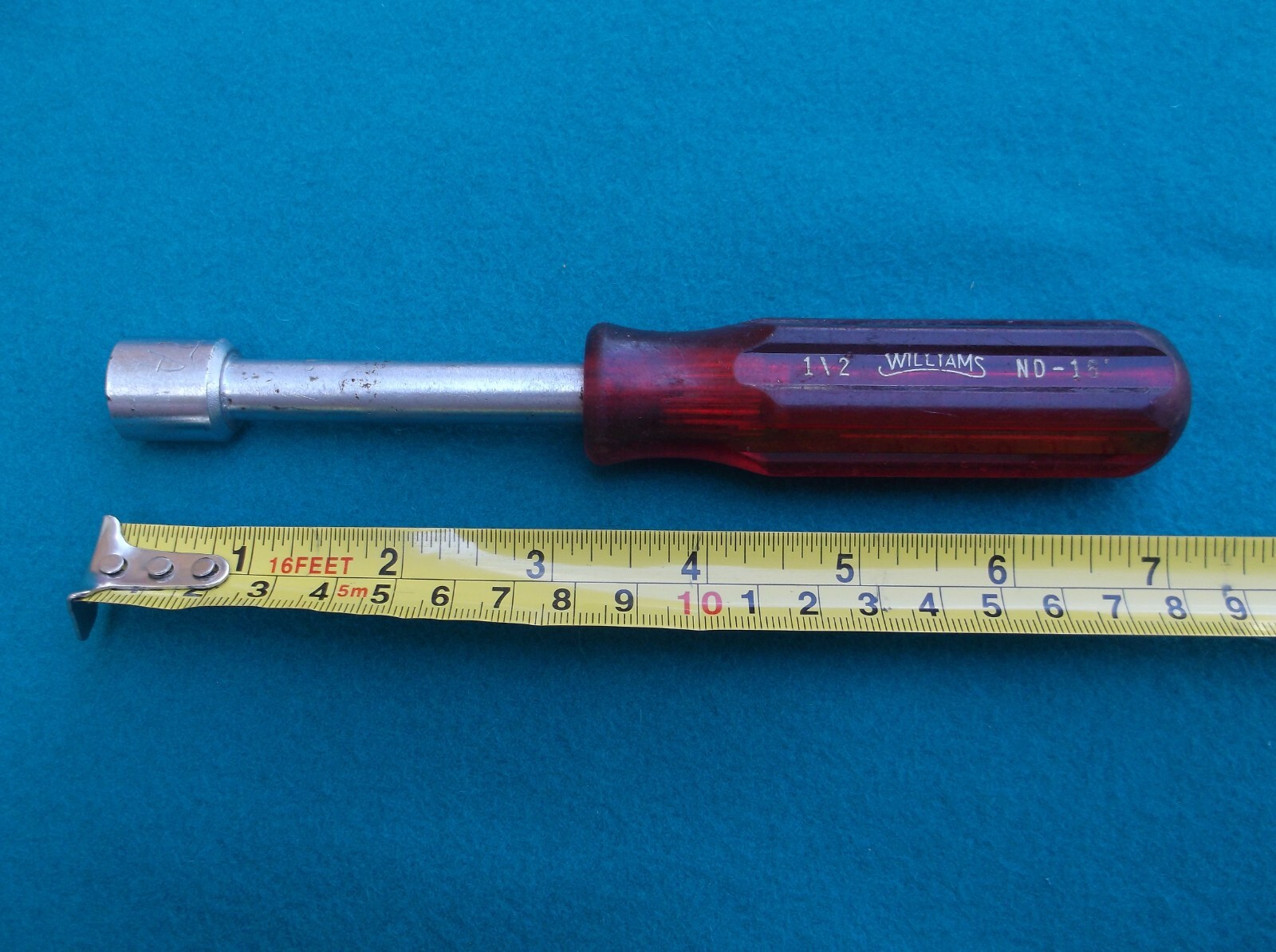 Vintage Williams 1/2″ Hollow Shaft Nut Driver ND-16