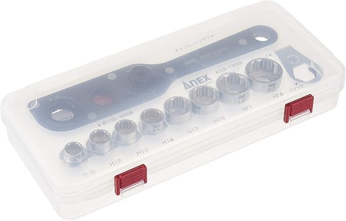 ANEX AOA-19S2 Offset adapter socket set S2 Narrow space work FedEx/DHL
