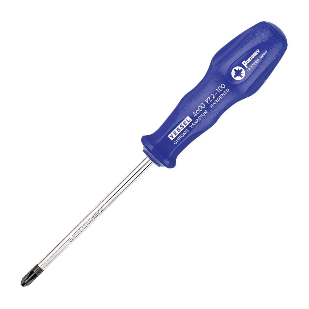 VESSEL POZIDRIV Screwdriver drivers PZ1,2,3 75-150mm No.4600