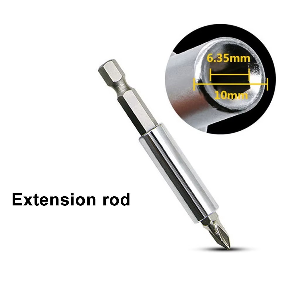 1/4 Hex Magnetic Bit Holder Driver Flexi Screwdriver Drill Extension Long Short