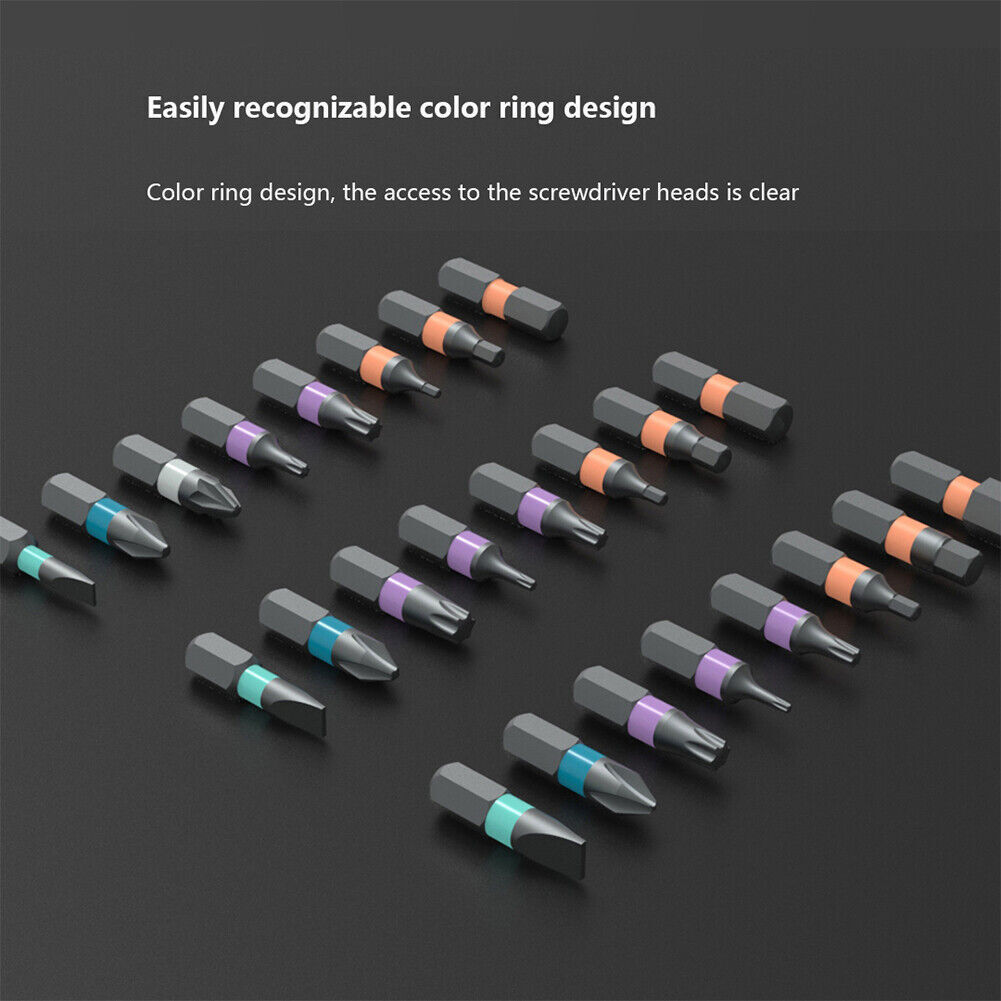 25pcs 24 in 1 Multifunction Screwdriver Head Set Household Repair Ratchet Wrench