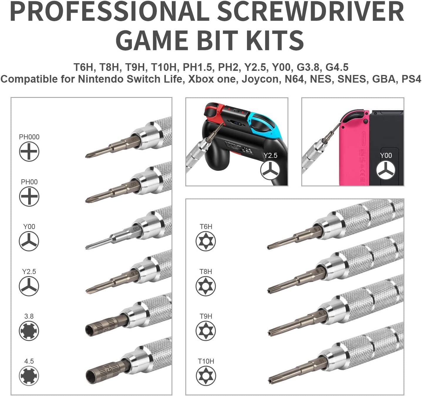 Repair Set Pry Screwdriver Tool Kit For Xbox One/360 PS3/PS4,5 Switch Controller