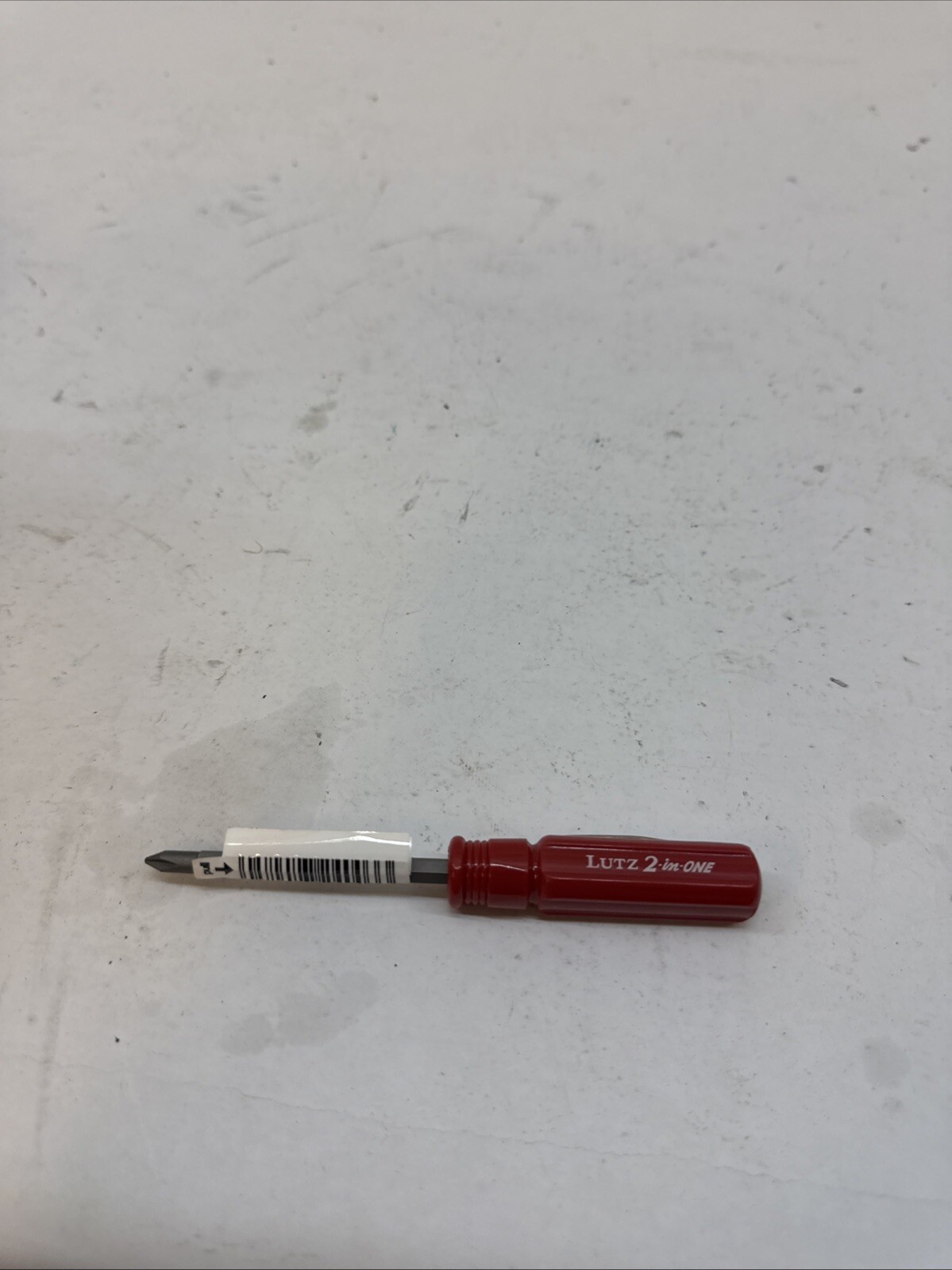 Lutz 2-in-One Red Screwdriver – Chrome Vanadium Steel Blade – 24002