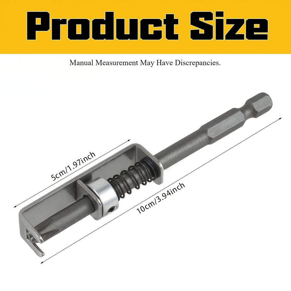 8 Pack Spring Loaded Screw Holder Bit Set for Woodworking and Construction Use