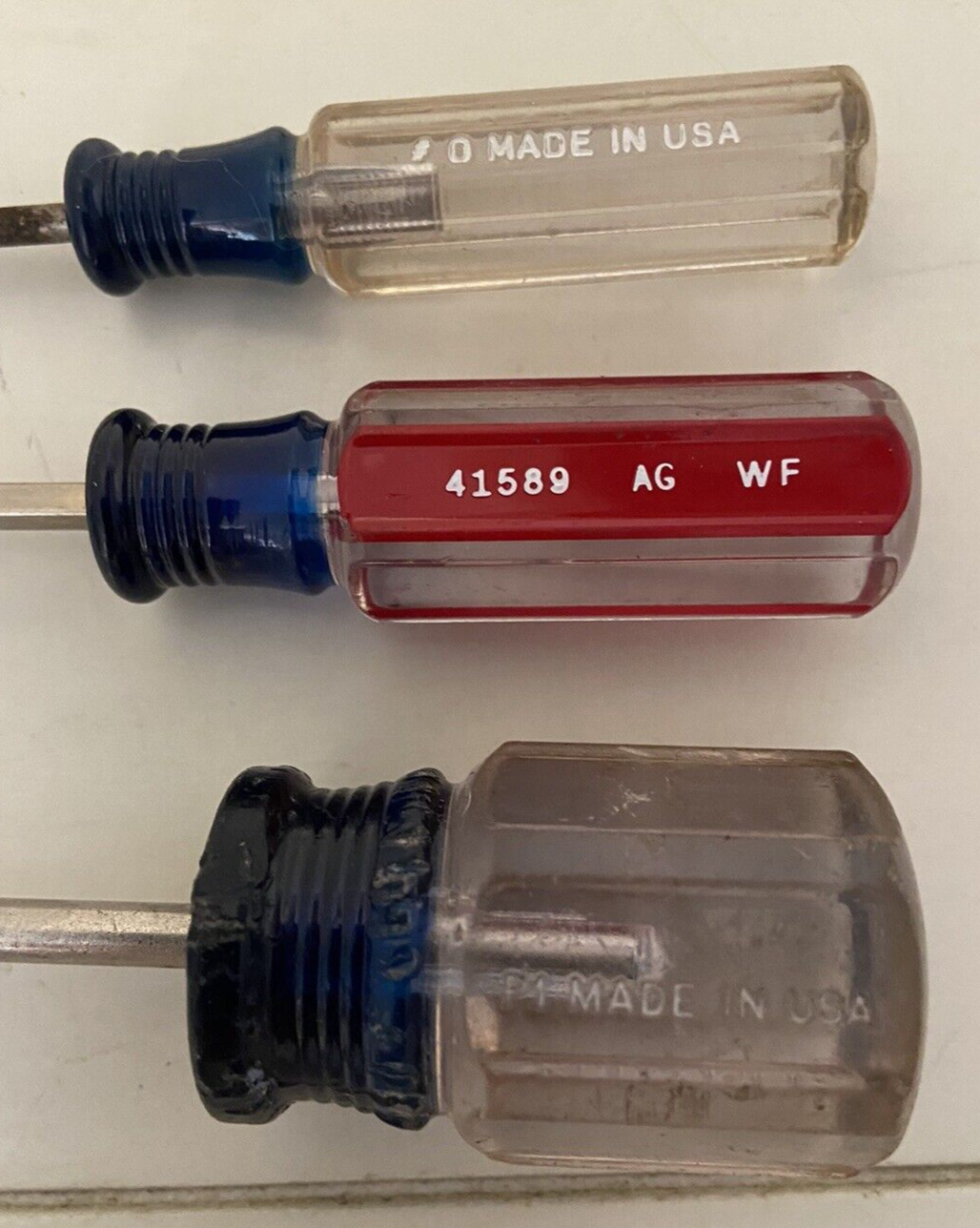 3 Craftsman Screwdrivers 2 Phillips 1 Flathead USA