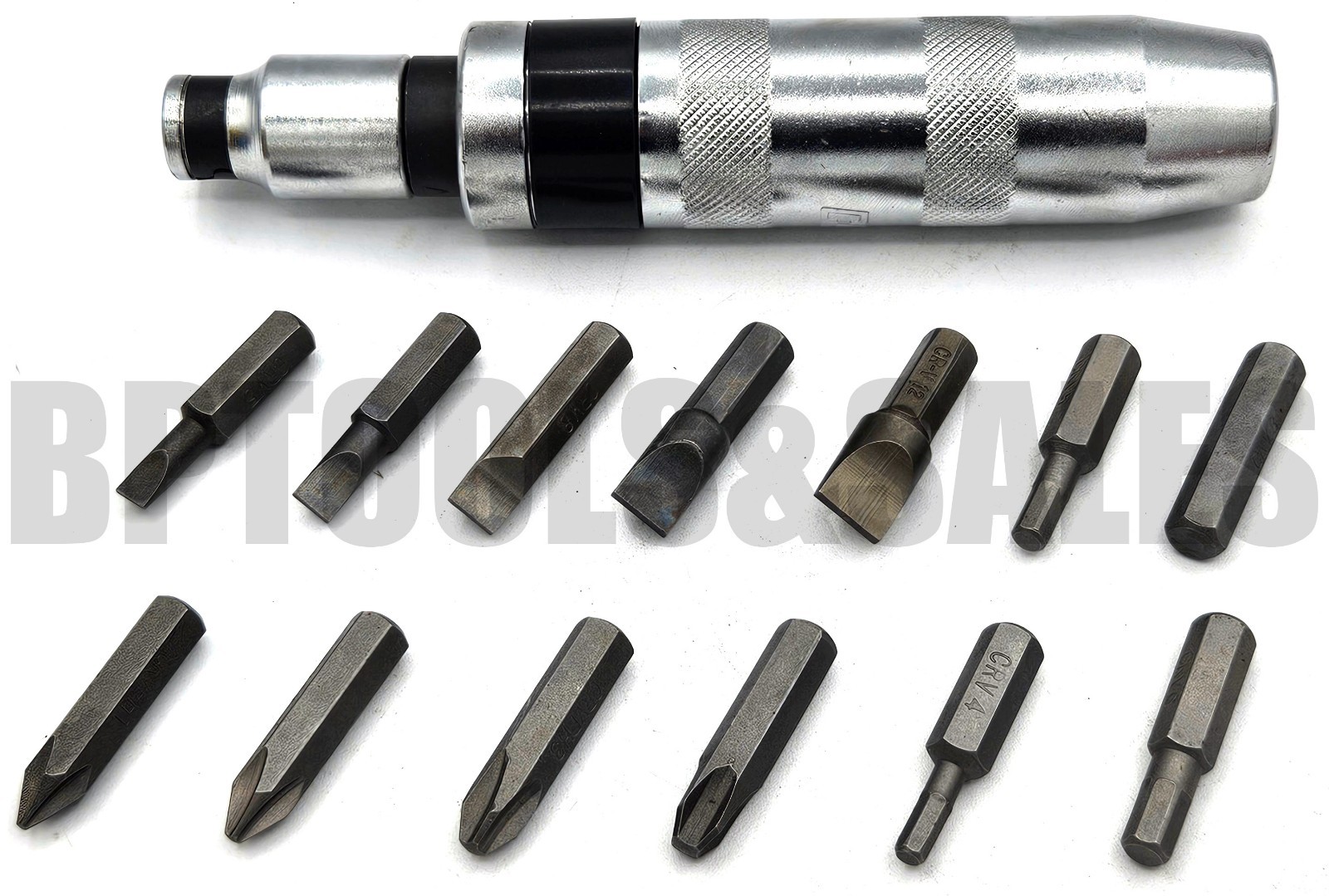 Heavy Duty 14Pcs 1/2″ Drive Impact Driver Set Screw Remover Tightener Reversible