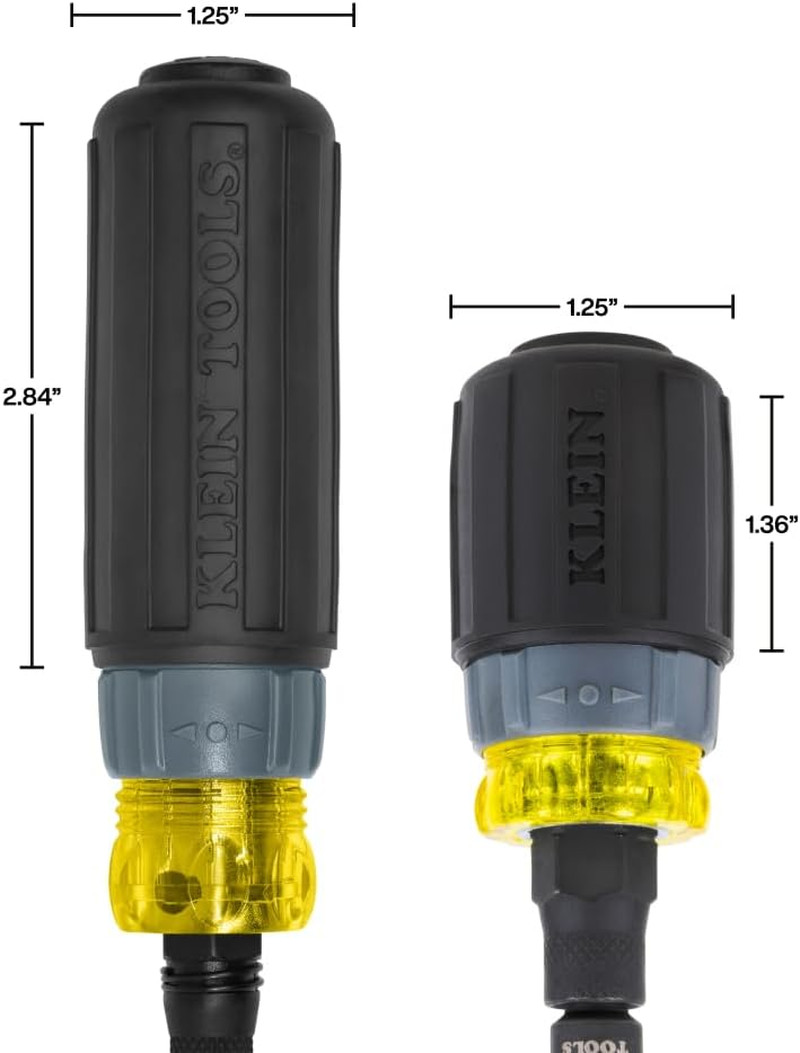 Klein Tools 80191 KNECT (S) Impact-Rated Multi-Bit Screwdriver Set, 11-In-1 and