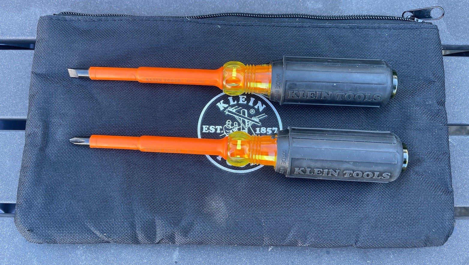 Klein Tools 602-4-INS & 603-4-INS Insulated Heavy-Duty Round-Shank Screwdrivers