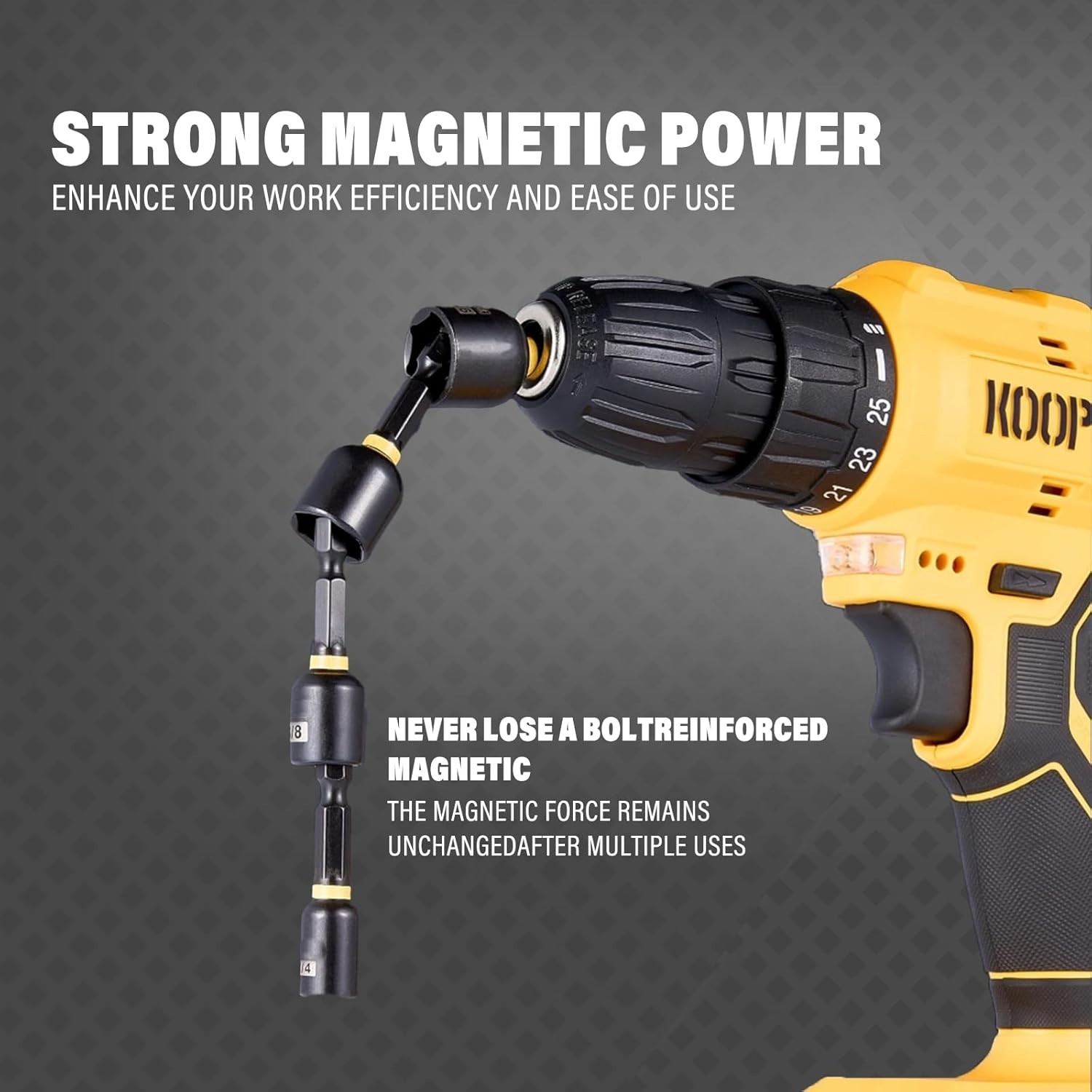 80PSC Magnetic Nut Driver Set Metric & SAE with Socket Adapters, Wing Nut Driver