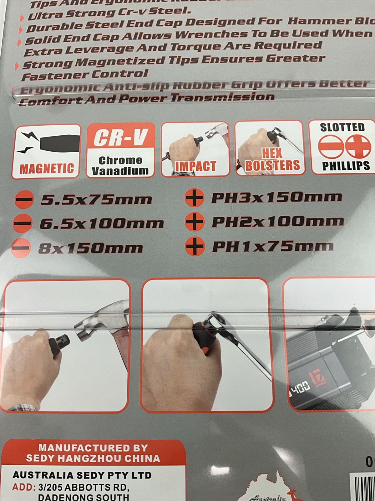 Horusdy 6pc Go Through Blade Screwdriver Set SDY-94243