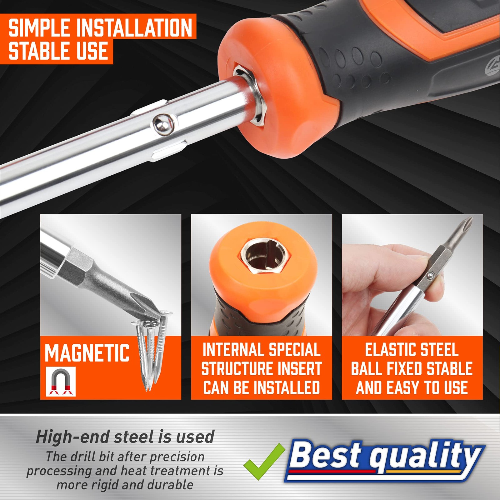 Amartisan 18-in-1 Multi-bit Screwdriver Set Tool All in One, Portable Multi-P…