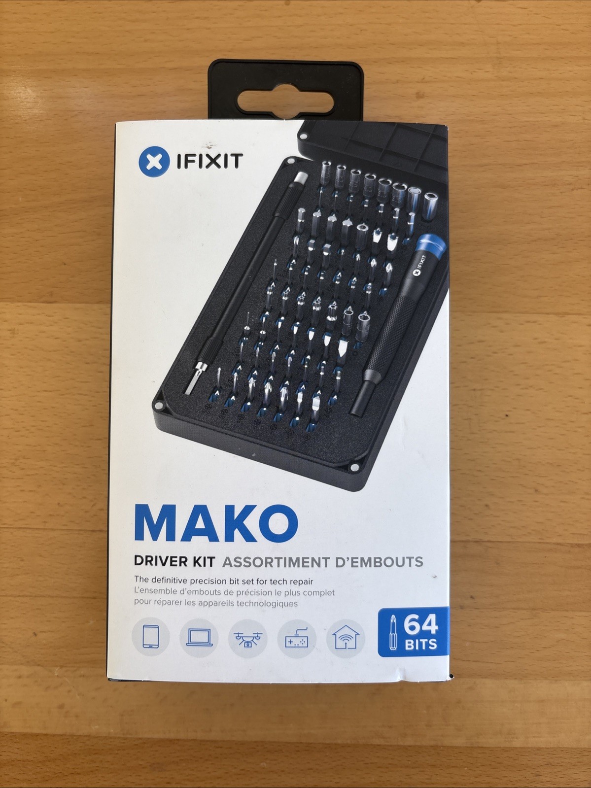 iFixit Mako Driver Kit 64 Piece Precision Bits for Tech Repair IF145-299-4