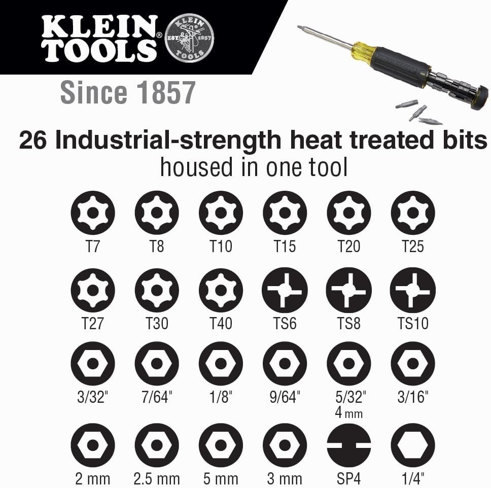 Industrial Strength 27-in-1 Tamperproof Screwdriver for Home Improvement