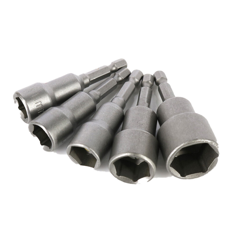 21/22/23/24mm Chrome Vanadium Alloy Steel Nut Driver Bit Hex Socket Long 65mm
