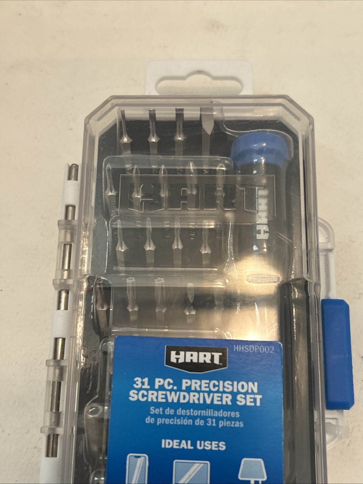 HART 31-Piece Precision Screwdriver Set, HHSDP002, See Photo For Contents