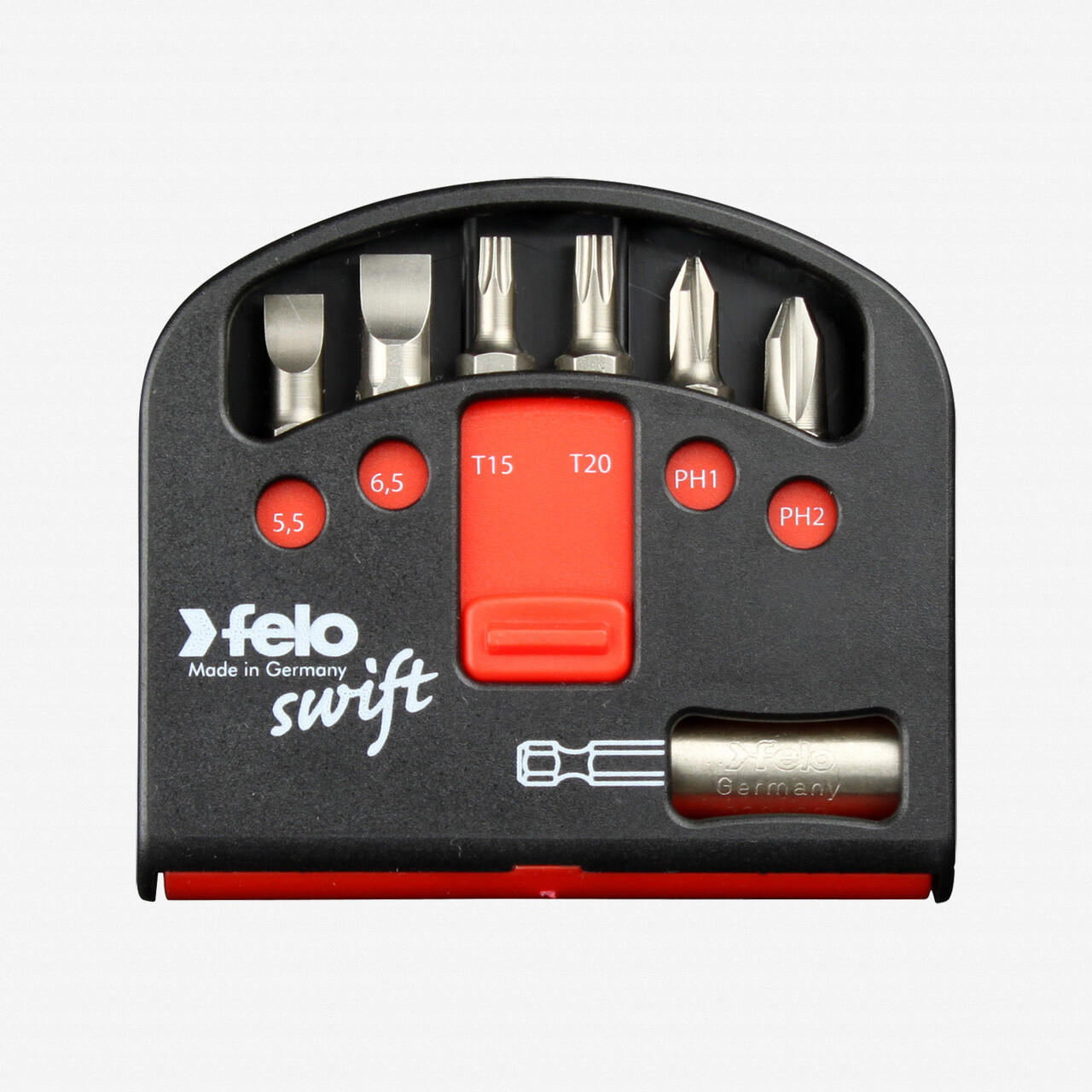 Felo 51923 Swift Box Universal 6 Pc. Bits & Magnetholder – SL/TX/PH