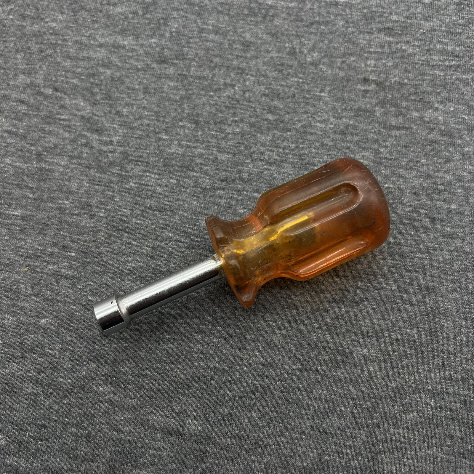 VACO Tools 1/4” Stubby Nut Driver 4 Inches Long SS8 Yellow Handle USA