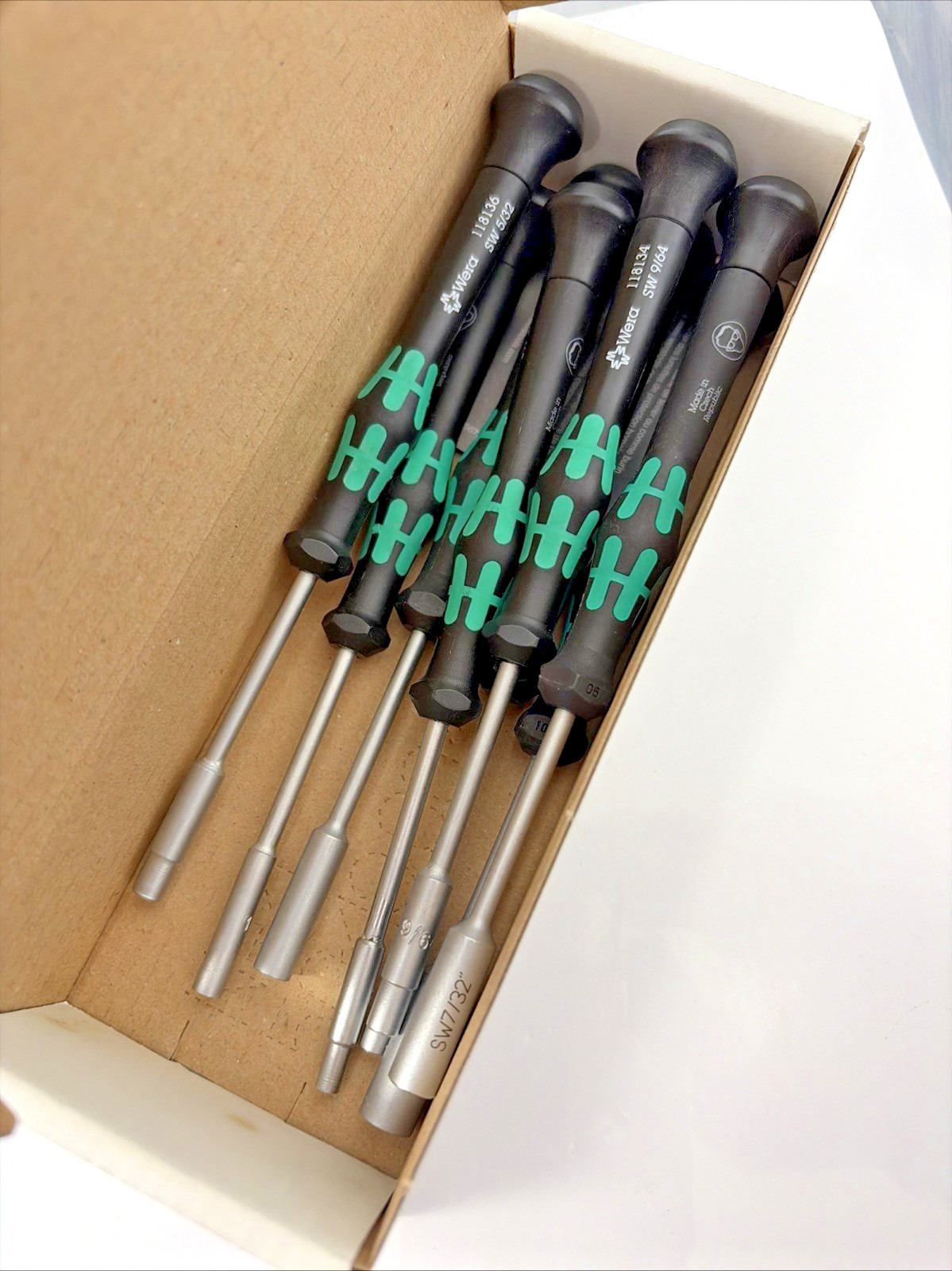 Wera 345279 Kraftform Micro SAE Precision Nut Driver Set