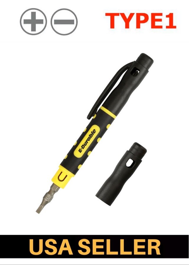 Pocket Pen Screwdriver Set With Phillips And Flathead Screwdriver, Small For