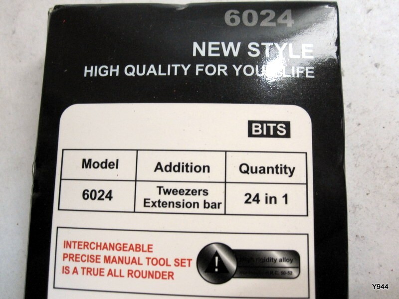 pack of 3 Hardware Tools High Quality 6024 New In Box Color Silver 24 In 1