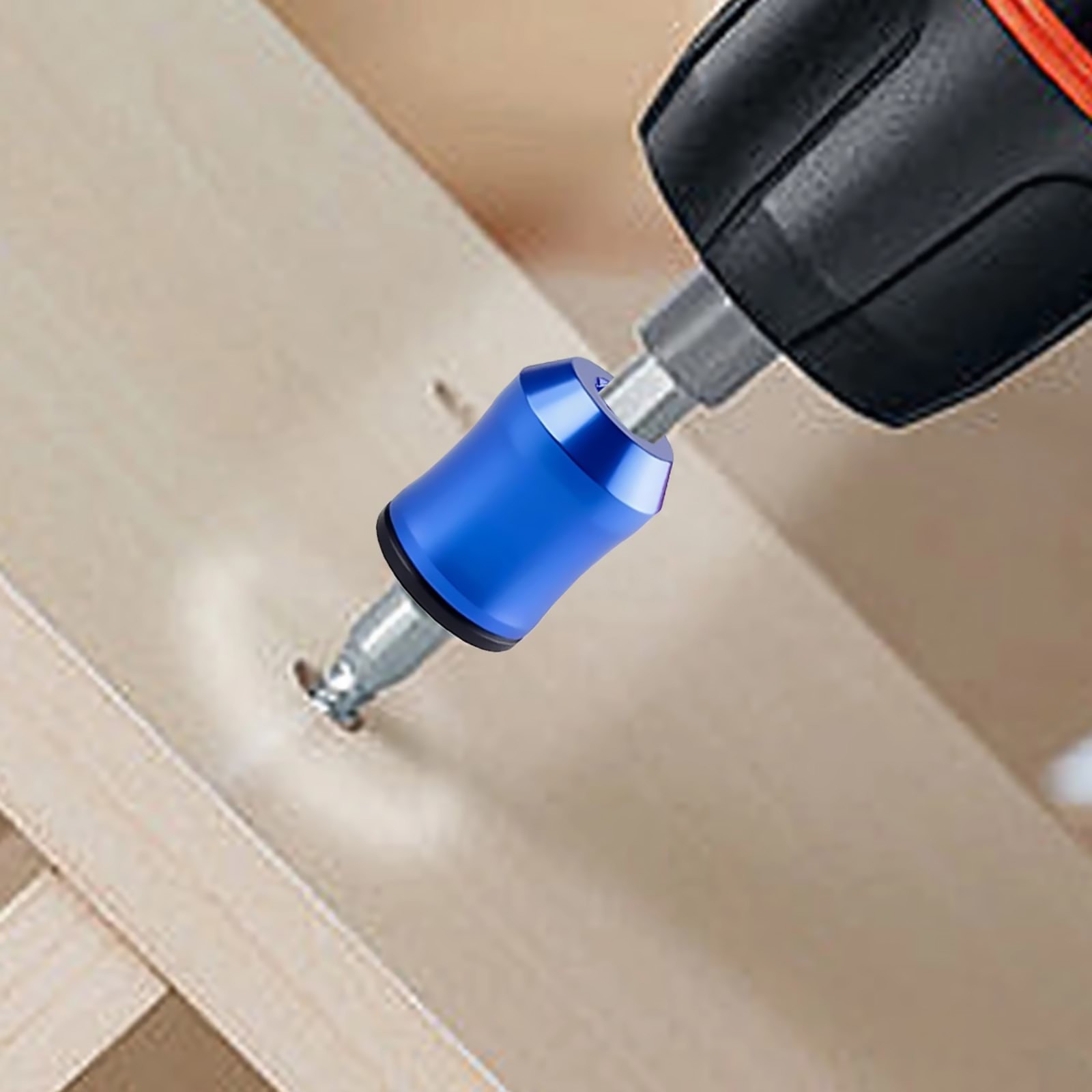 5x 1/4 Inch Hex Screwdriver Magnetic Ring Bit Grip for Drill Adapter Anti Drop