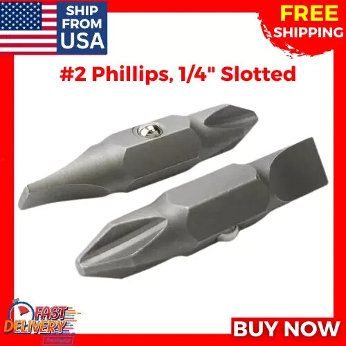 SCREWDRIVER/NUT DRIVE 2 REPLACEMENT BITS Klein Tool 32483 for 10-in-1 or 11-in-1