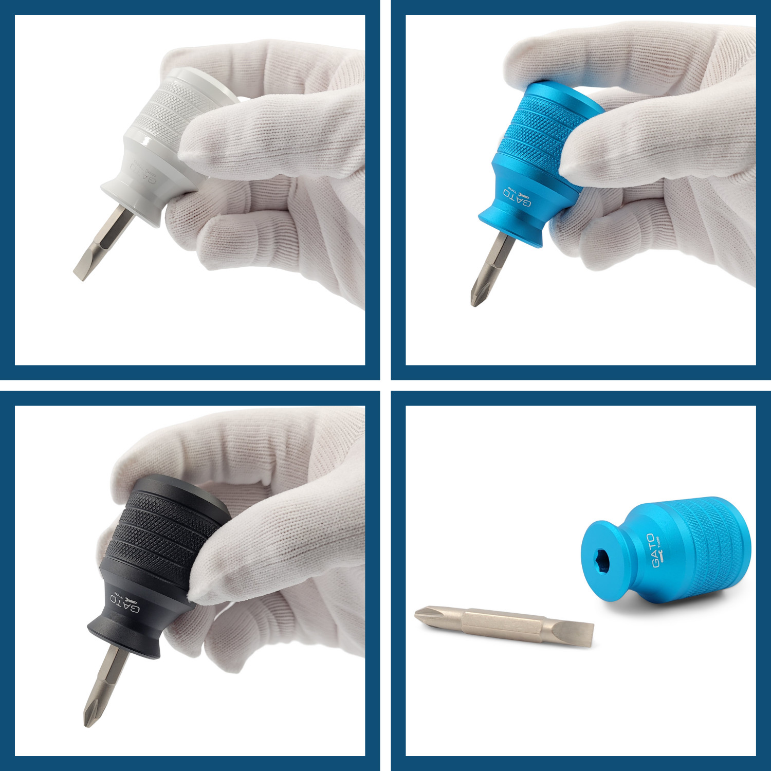 Magnetic Short Stubby Screwdriver – Double Ended with Phillips and Slotted Flat