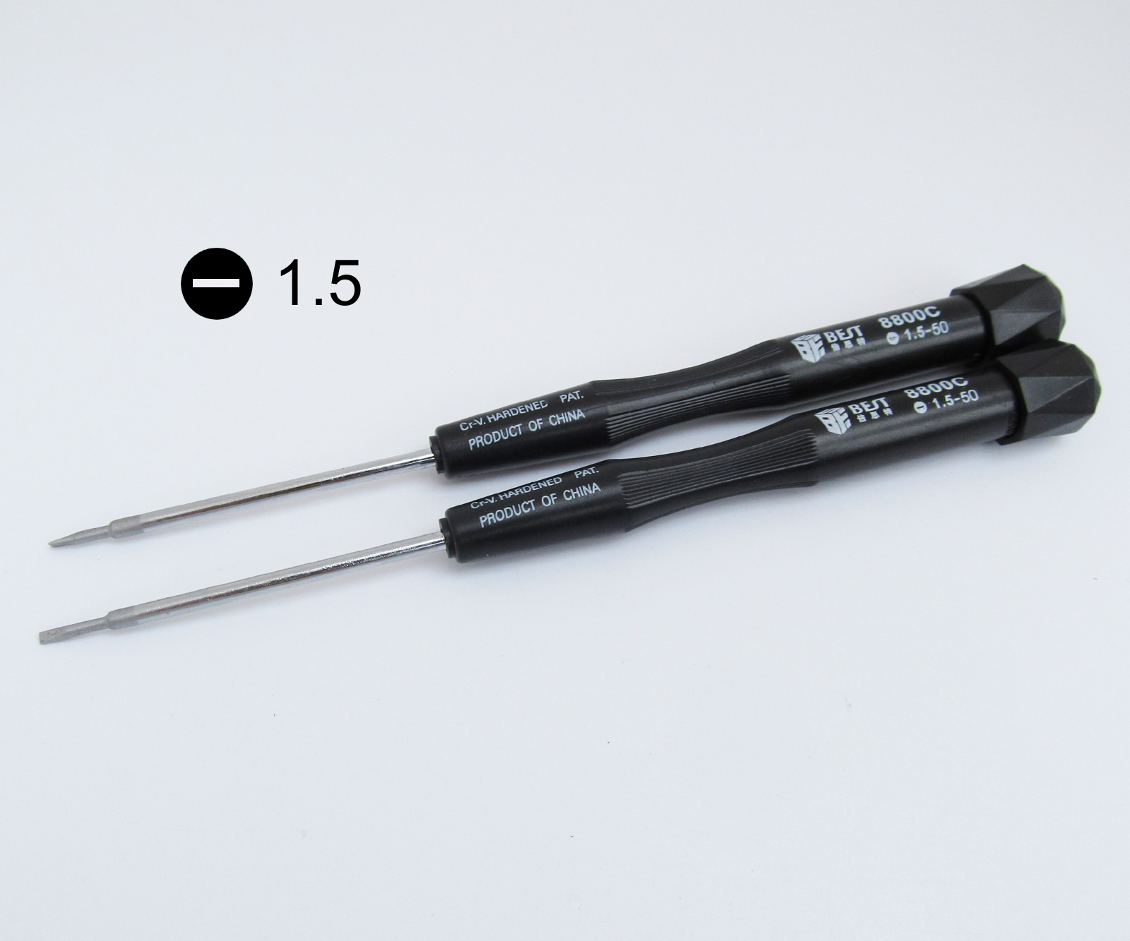 50pcs BEST 8800C-50 Slotted Flat Precision Screwdriver Repair Tool 1.5mm