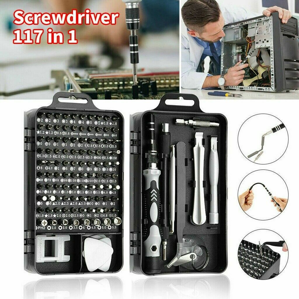 117 Computer Repair Kit Set Tool Laptop PC Precision Screwdriver Torx Smartphone
