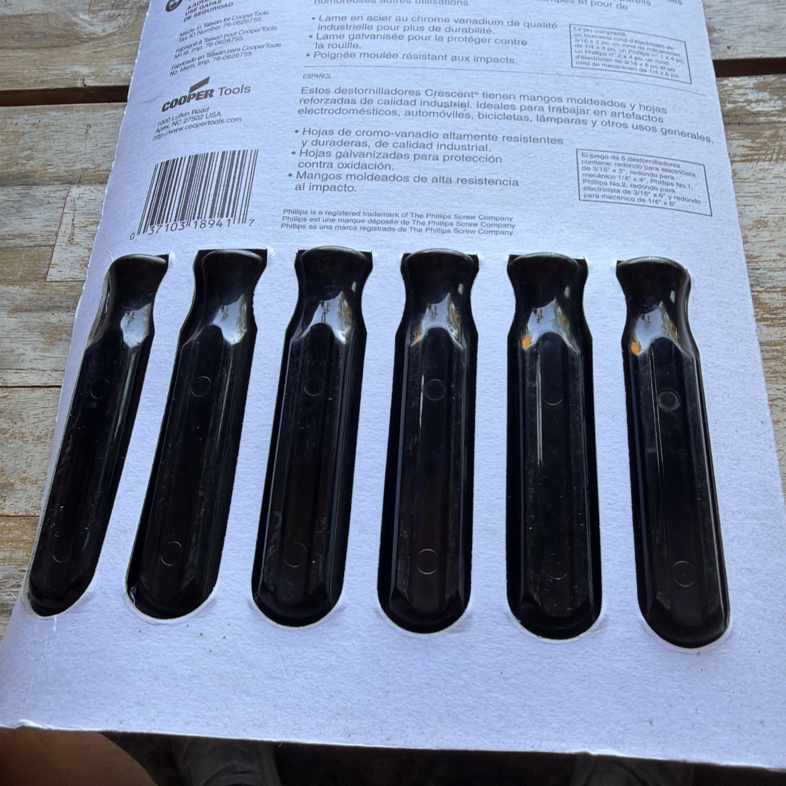 6-pc. CRESCENT TOOLS PHILLIPS & SLOTTED SCREWDRIVER SET, LCC1006MP