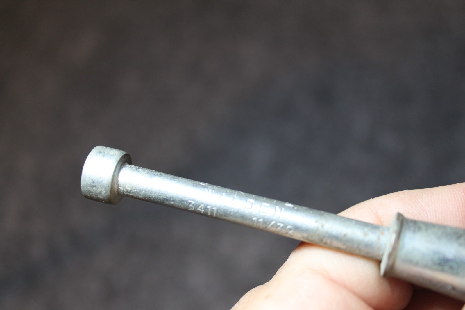 Vintage Spintite Stevens Walden 11/32″ SAE 6-Point Nut Driver Wood Handle